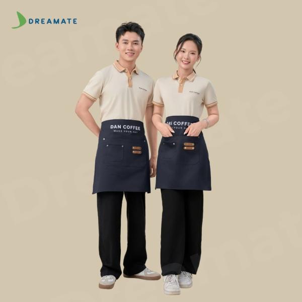 BST Áo polo x tạp dề ngắn