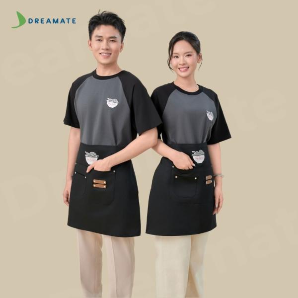 BST Áo raglan x tạp dề ngắn