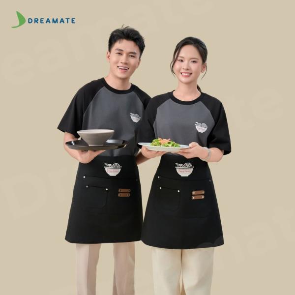 BST Áo raglan x tạp dề ngắn