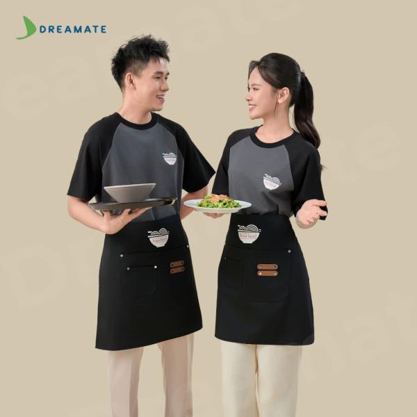BST Áo raglan x tạp dề ngắn