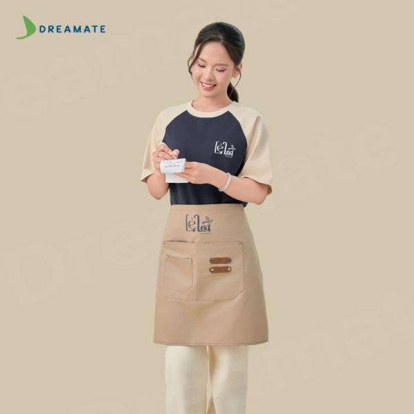 BST Áo raglan x tạp dề ngắn