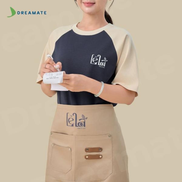 BST Áo raglan x tạp dề ngắn