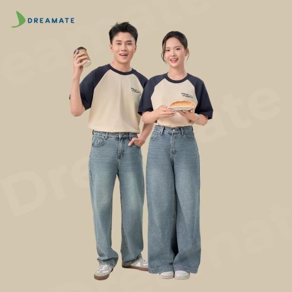 BST Áo raglan x tạp dề ngắn