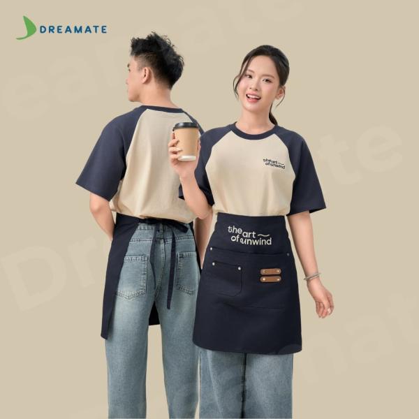 BST Áo raglan x tạp dề ngắn