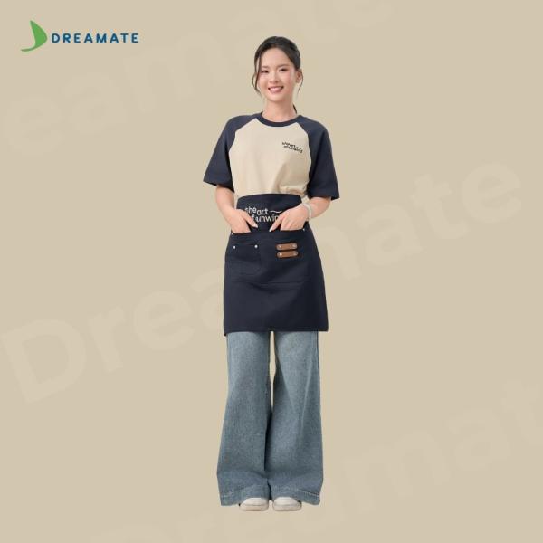 BST Áo raglan x tạp dề ngắn
