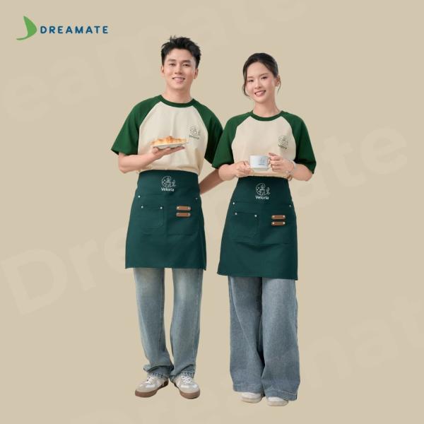 BST Áo raglan x tạp dề ngắn