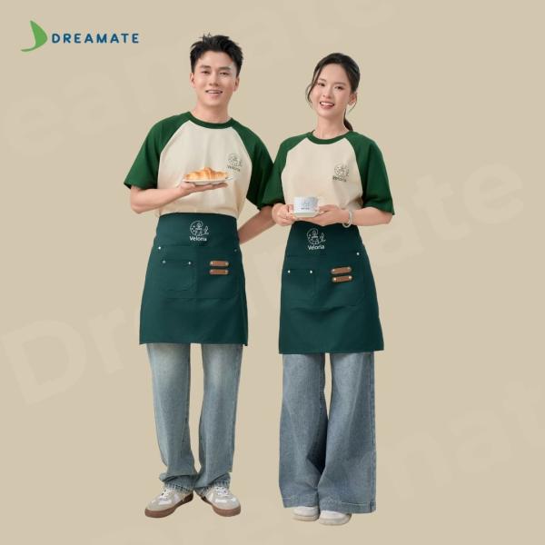 BST Áo raglan x tạp dề ngắn