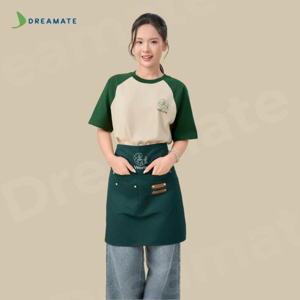BST Áo raglan x tạp dề ngắn