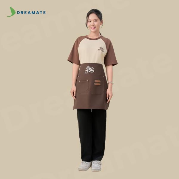 BST Áo raglan x tạp dề ngắn