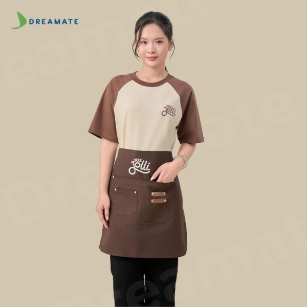 BST Áo raglan x tạp dề ngắn