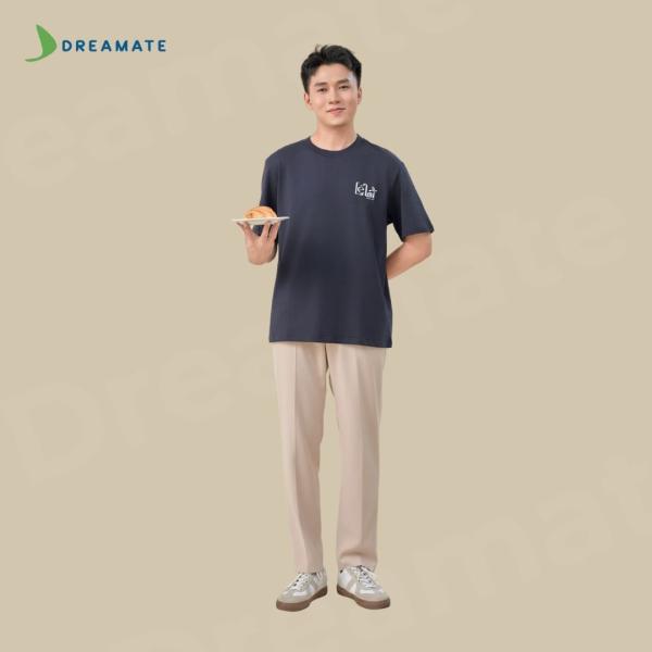 BST Áo thun trơn x tạp dề ngắn