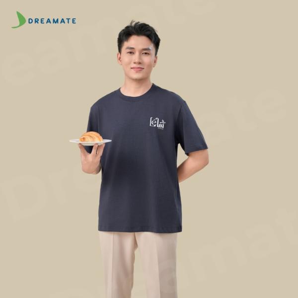 BST Áo thun trơn x tạp dề ngắn