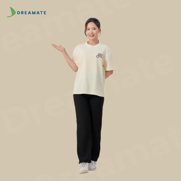 BST Áo thun trơn x tạp dề ngắn