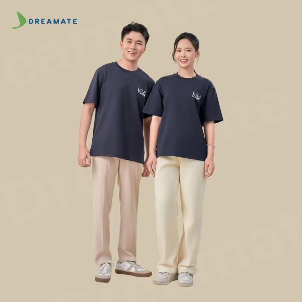 BST Áo thun trơn x tạp dề ngắn