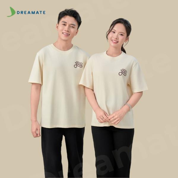 BST Áo thun trơn x tạp dề ngắn
