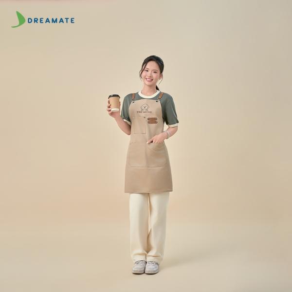BST Áo phối cổ x tạp dề dài