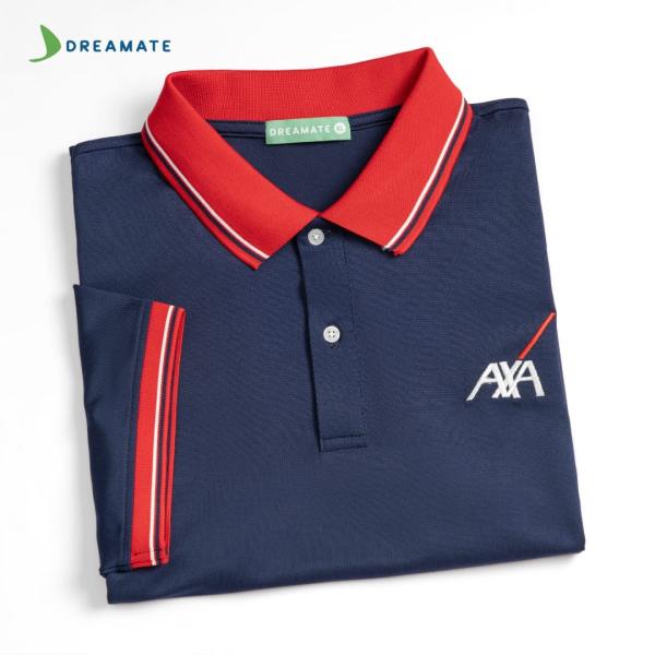 Áo polo đồng phục công ty bảo hiểm AXA