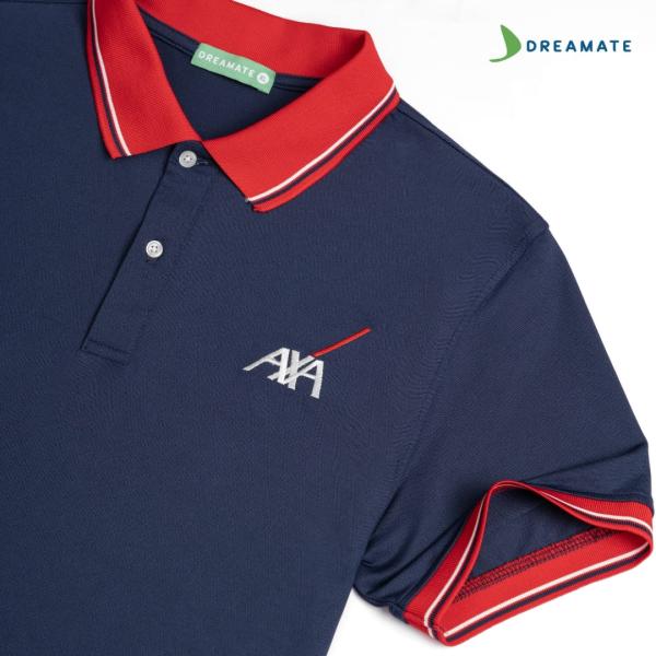 Áo polo đồng phục công ty bảo hiểm AXA