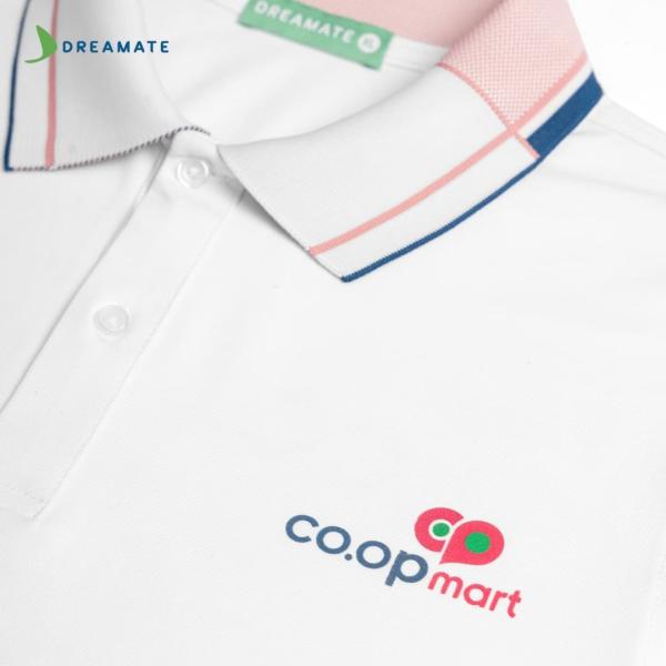 Áo polo đồng phục siêu thị Coop Mart