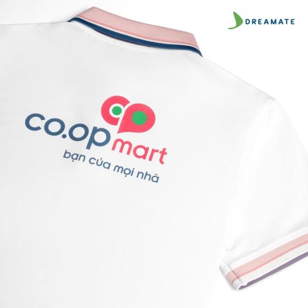 Áo polo đồng phục siêu thị Coop Mart
