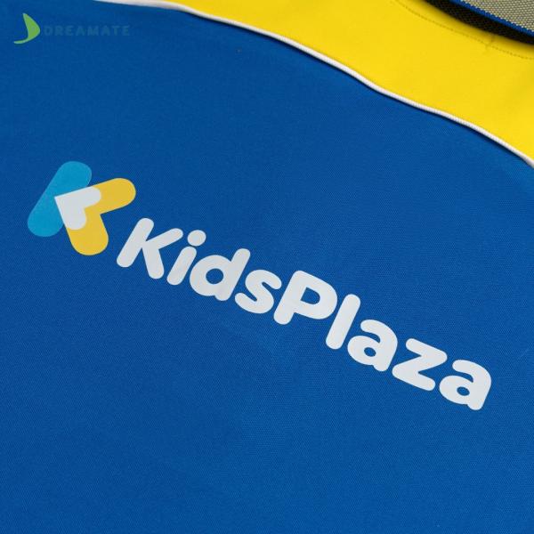 Áo polo đồng phục xanh phối vàng Kids Plaza