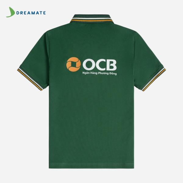 Áo polo đồng phục xanh OCB