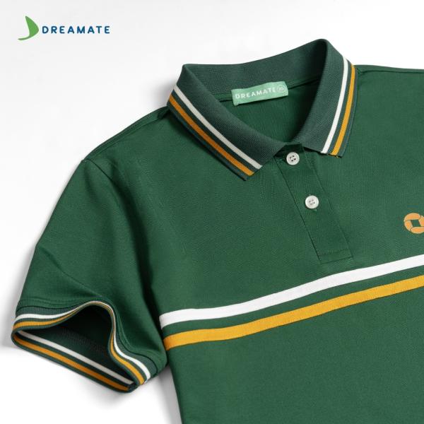 Áo polo đồng phục xanh OCB