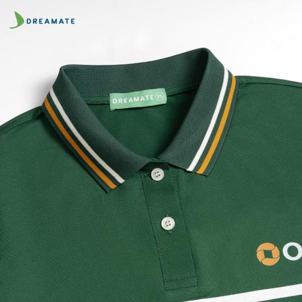 Áo polo đồng phục xanh OCB