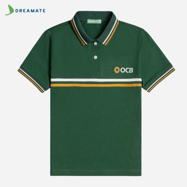 Áo polo đồng phục xanh OCB