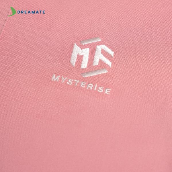 Áo polo đồng phục hồng phối đen Mysterise Fitness