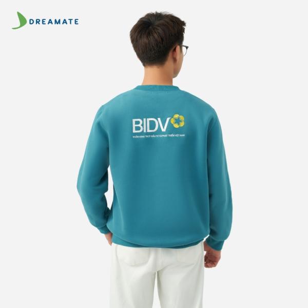 Áo sweater đồng phục xanh BIDV