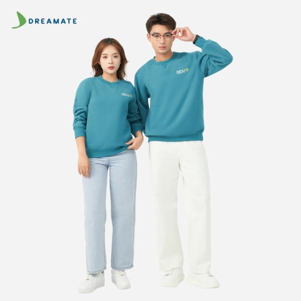 Áo sweater đồng phục xanh BIDV