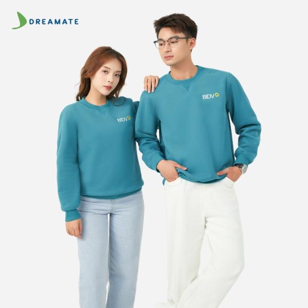 Áo sweater đồng phục xanh BIDV