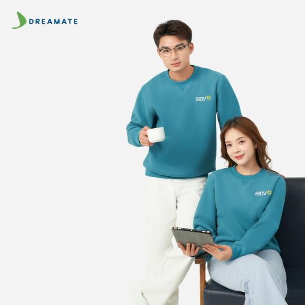 Áo sweater đồng phục xanh BIDV