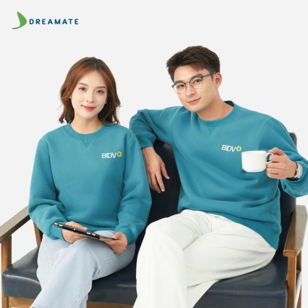Áo sweater đồng phục xanh BIDV