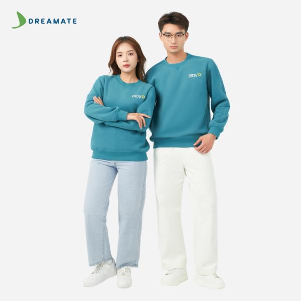 Áo sweater đồng phục xanh BIDV