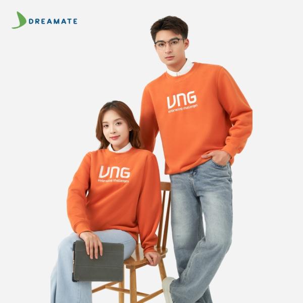 Áo sweater đồng phục cam VNG