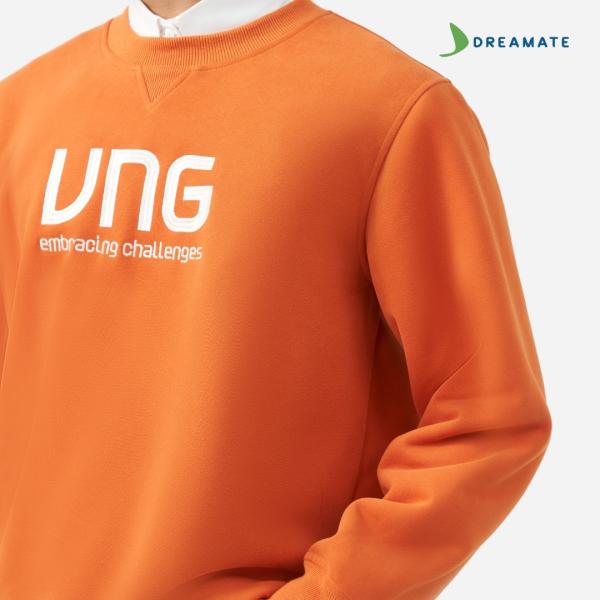 Áo sweater đồng phục cam VNG