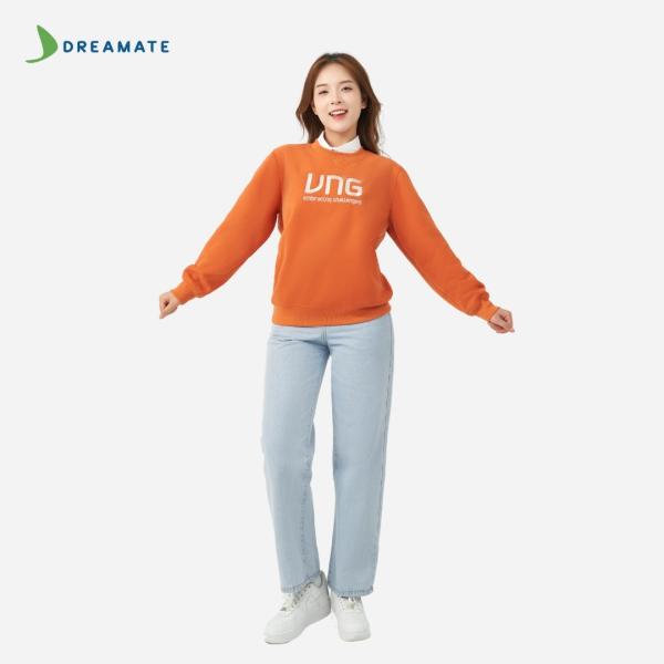 Áo sweater đồng phục cam VNG