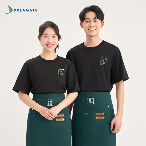 Đồng phục quán Bụi Phố đen xanh