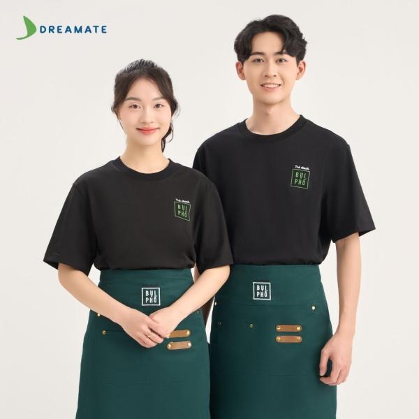 Đồng phục quán Bụi Phố đen xanh