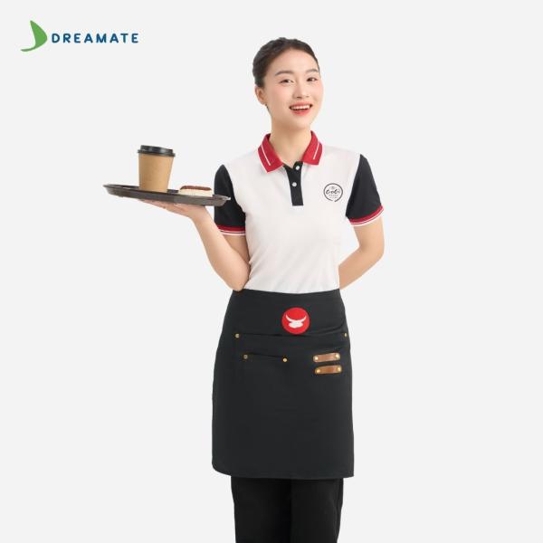 Đồng phục quán ăn Gogi House trắng đen