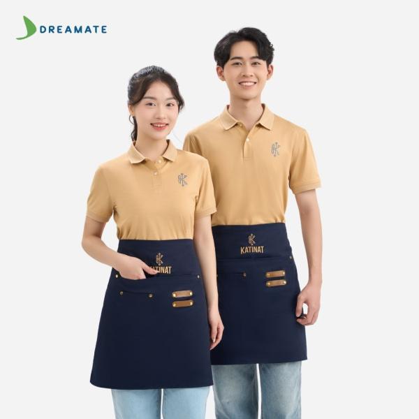 Tạp dề đồng phục quán cafe Katinat