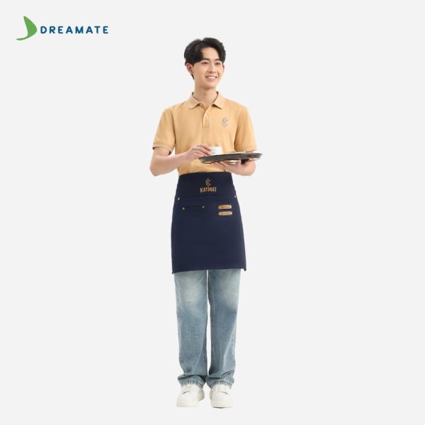 Đồng phục quán cafe Katinat vàng xanh