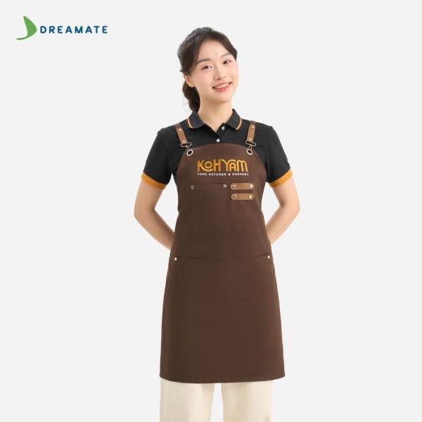 Đồng phục nhà hàng Koh Yam đen phối vàng