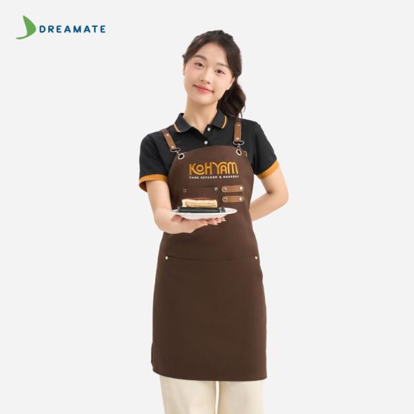 Đồng phục nhà hàng Koh Yam đen phối vàng