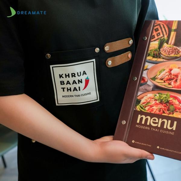 Tạp dề đồng phục nhà hàng Krua Baan Thai
