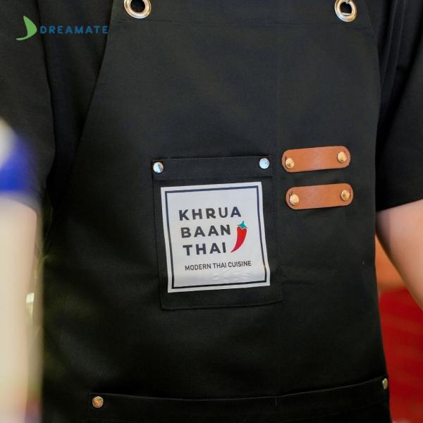 Tạp dề đồng phục nhà hàng Krua Baan Thai