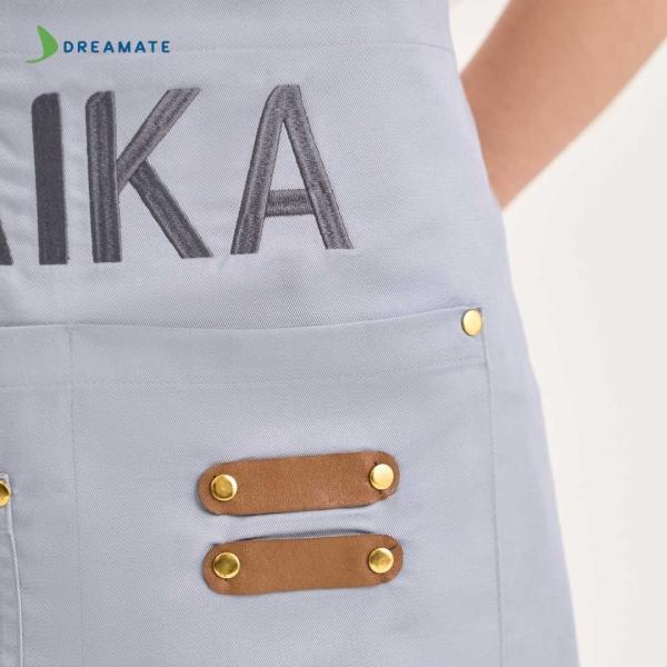 Đồng phục quán cafe Laika xám phối trắng