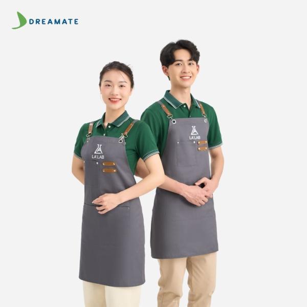 Đồng phục quán cafe Lalab xanh trắng